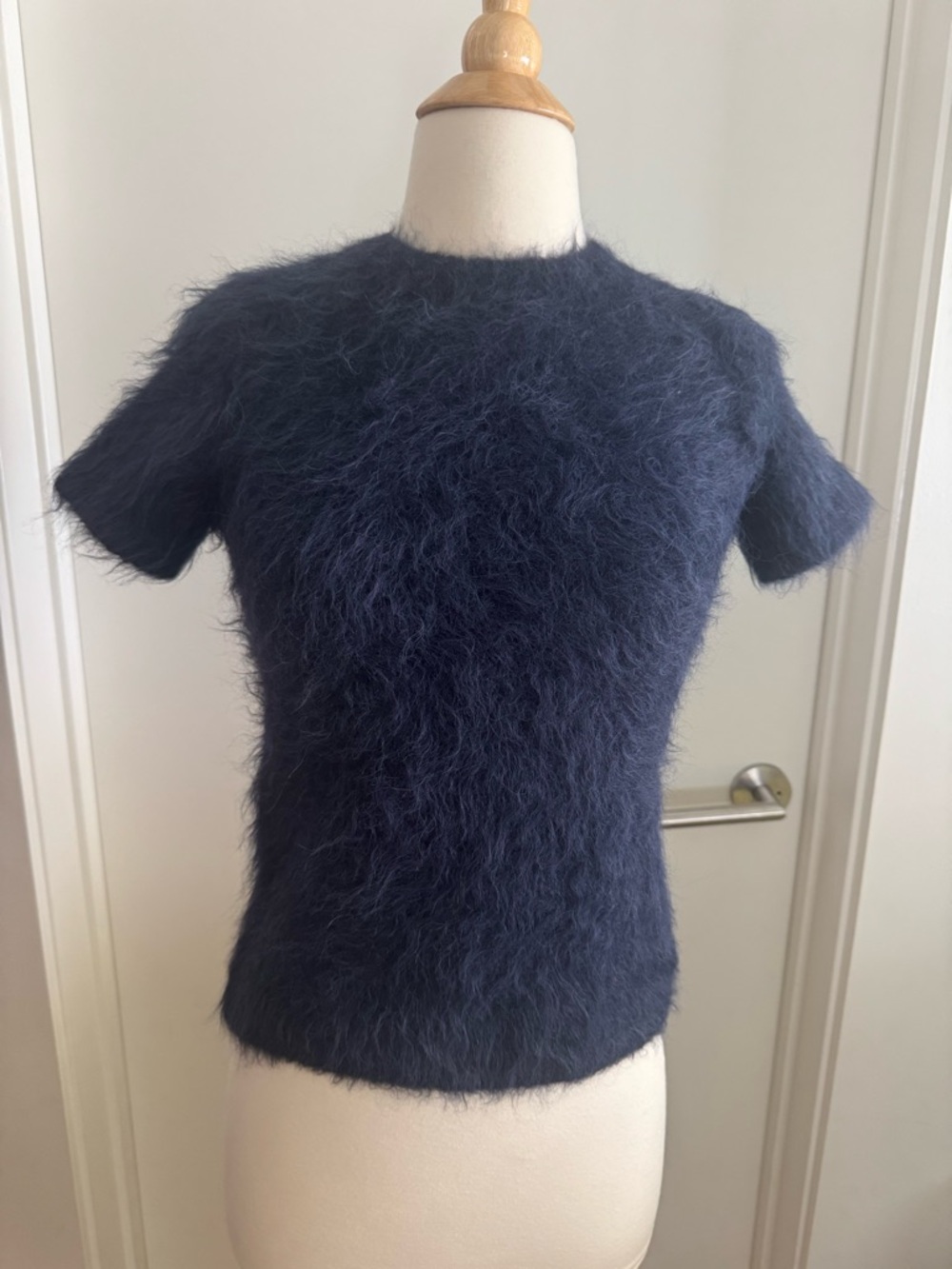 St. Agni Alpaca brushed crew neck sweater